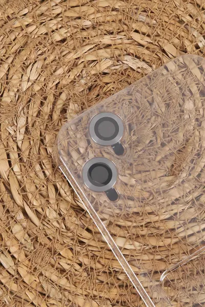 Beyaz TeknoCase İPhone 11 Uyumlu Mirror Diamond Case Serisi Aynalı Sert Silikon Telefon Kılıfı 458475