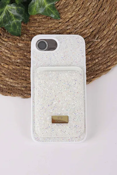 beyaz-teknocase-iphone-16e-uyumlu-viola-diamond-case-serisi-kartlikli-lens-hediyeli-sert-silikon-telefon-kilifi-430855