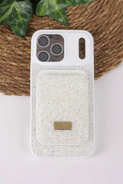 beyaz-teknocase-iphone-17-pro-max-uyumlu-viola-diamond-case-serisi-kartlikli-lens-hediyeli-sert-silikon-telefon-kilifi-430872
