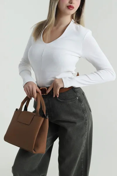 Beyaz Yeni Sezon Kadın Bluz 488340