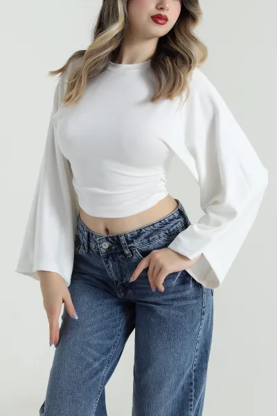 Beyaz Yeni Sezon Modal Kadın Bluz 496152