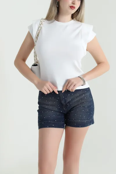 Beyaz Yeni Sezon Oysho Kadın Bluz 466209