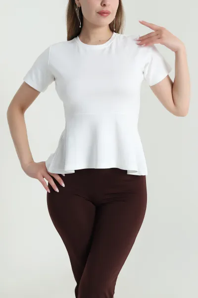 Beyaz Yeni Sezon Oysho Kadın Bluz 475815
