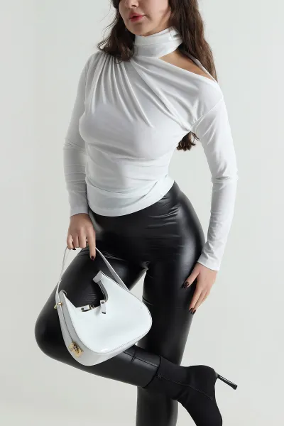 Beyaz Yeni Sezon Sandy Kadın Bluz 498860