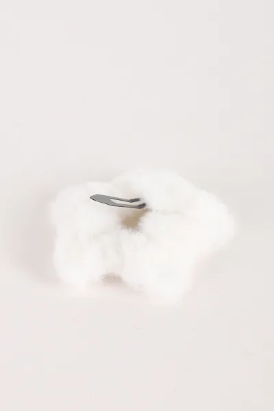Beyaz Yıldız Model Peluş Çıt Çıt Toka 364223