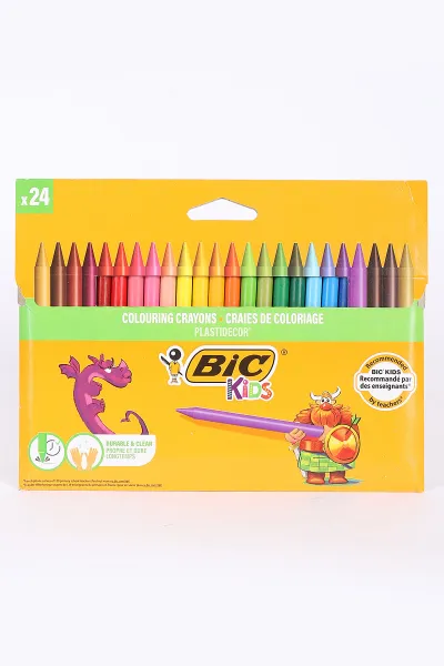 Bic Silinebilir Mum Boya 24'lü Kutu 273986