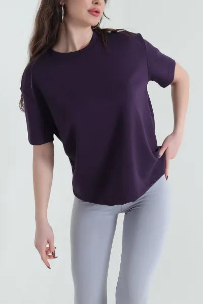 bisiklet-yaka-oysho-kadin-tisort-431722