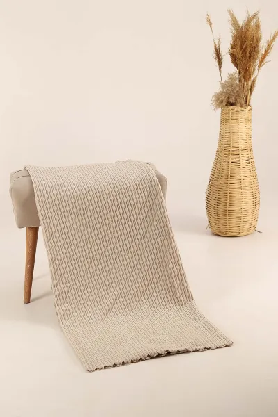 Bisküvi 170x210 Cm Bella Home Örme Koltuk Örtüsü 350111