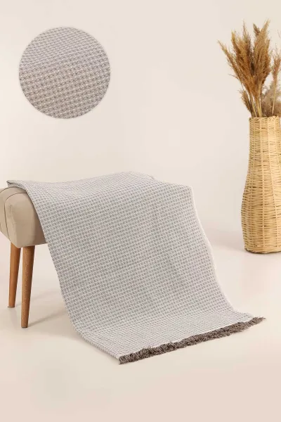 Bisküvi 180x220 Pamuklu Çok Amaçlı Çekyat Ve Koltuk Örtüsü 332004