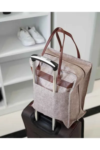 Bisküvi 35x22x40 Deri Kulplu Ayakkabı Seyahat Çantası 249845
