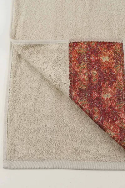 Bisküvi 50x90 Cm Nakışlı Desenli Kilim Havlu 460420