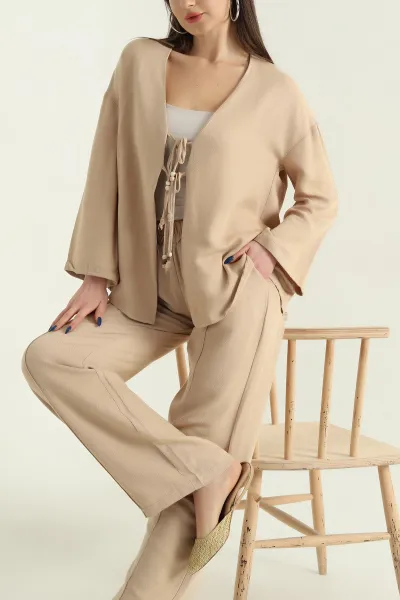 biskuvi-cimali-keten-pantolon-bluz-ikili-takim-337042