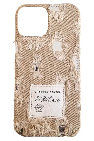 Bisküvi iPhone 12 Pro Max Uyumlu Jeans Serisi Denim Kot Desenli Premium Telefon Kılıfı 404070