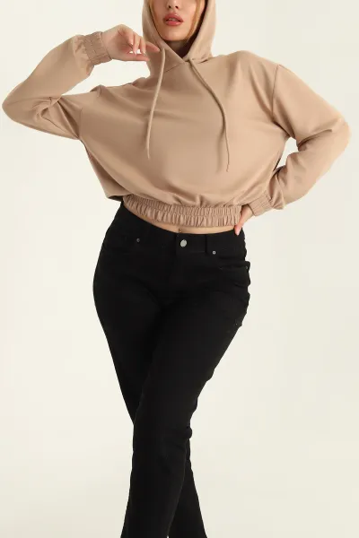 Bisküvi Oysho Kapüşonlu Bayan Sweat 310923