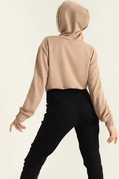 Bisküvi Oysho Kapüşonlu Bayan Sweat 310923