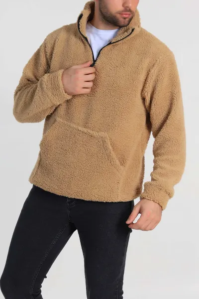 biskuvi-relaxed-fit-yarim-fermuarli-cep-detayli-pelus-kanguru-sweatshirt-330108