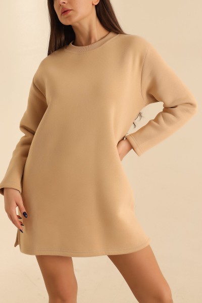 Bisküvi Şardonlu Sweat Tunik 216997