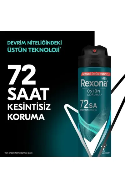 Rexona Men Erkek Sprey Deodorant Ocean Deep 72 Saat Kesintisiz Koruma 150 ml 286788