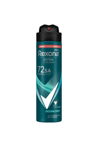 Rexona Men Erkek Sprey Deodorant Ocean Deep 72 Saat Kesintisiz Koruma 150 ml 286788