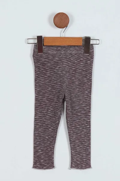 Bordo (1-4 Yaş) Omuz Fırfırlı Kız Çocuk Takım 238042