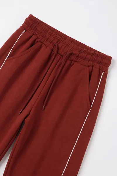 Bordo (10-15 Yaş) Stoplerli Oysho Kız Çocuk Takım 497711