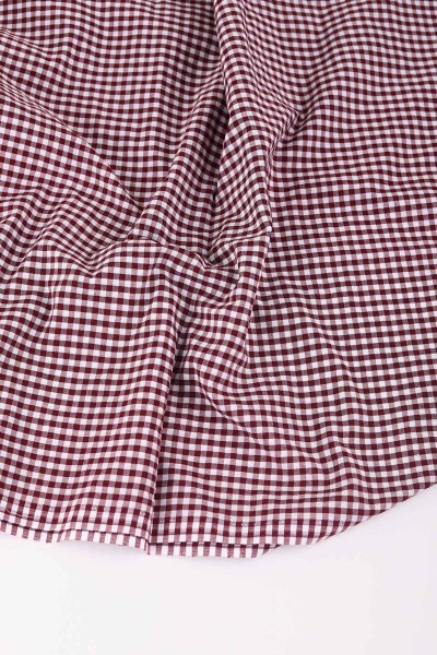 Bordo 160x170 Desenli Pamuklu Lüks Piknik Örtüsü 214663