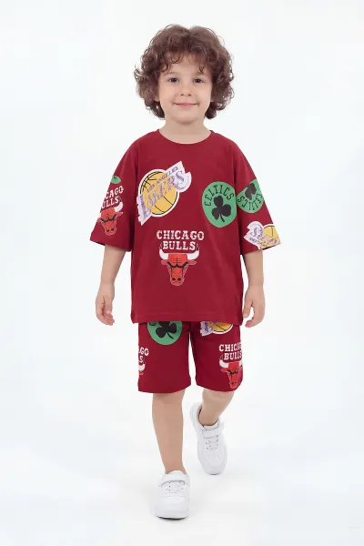 bordo-3-8-yaslakers-takim-baskili-sortlu-erkek-cocuk-takim-445358