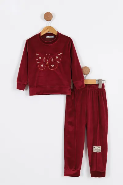 bordo-4-11-yaskelebek-nakisli-kadife-kiz-cocuk-takim-308795