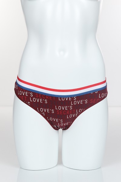 bordo-4309-bikini-pamuk-lave-secret-baskili-kulot-101798