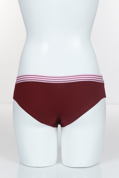 Bordo 4317 Hip Boxer Pamuk Love Baskılı Külot 102252