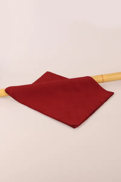 Bordo 75x190 Cm Desenli Jakar Şal 444741