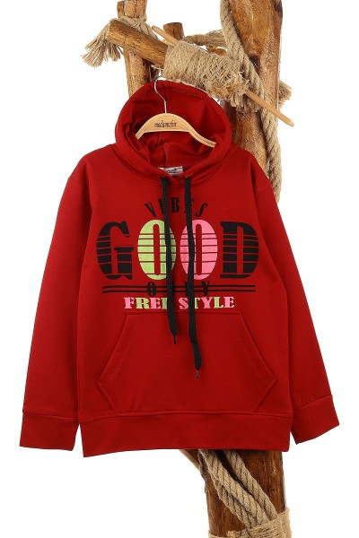 Bordo (9-12 Yaş) Good Kız Çocuk Sweat 152809