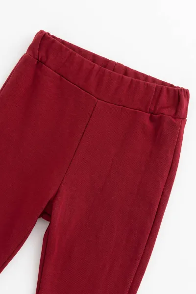 Bordo (9-24 Ay) Çizgili İki İplik Erkek Bebek İkiliTakım 493066
