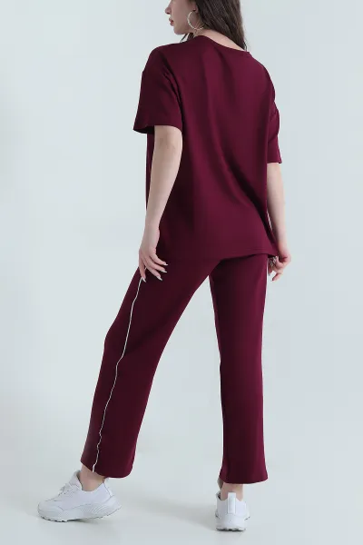 Bordo Arabiyeli Oysho Kadın İkili Takım 448677