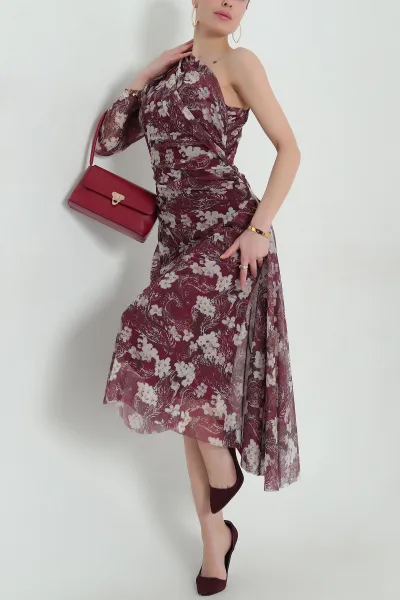 bordo-astarli-buzgulu-tul-kadin-elbise-347287
