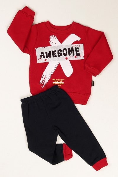 bordo-awesome-baskili-ici-sardonlu-erkek-cocuk-takim-80227