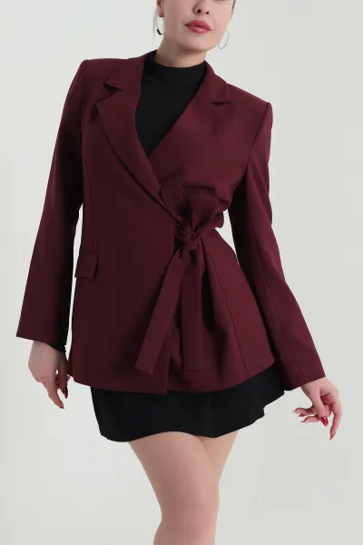 bordo-baglamali-tasarim-poliviskon-kadin-ceket-425569