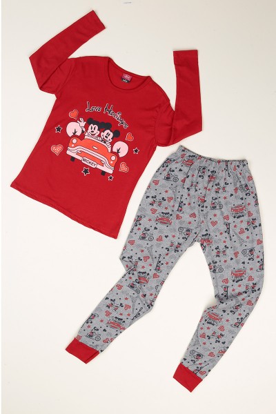 bordo-baskili-kiz-cocuk-pijama-takimi-77937