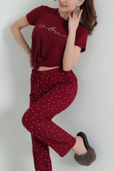 bordo-baskili-viskon-kadin-pijama-takimi-347345