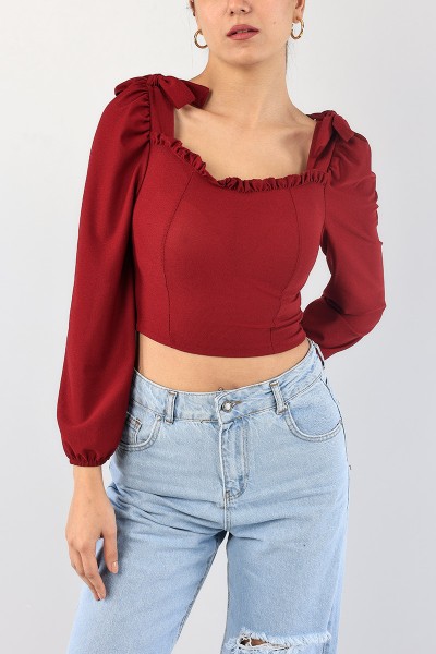 bordo-beli-gipeli-baglamali-bluz-88840