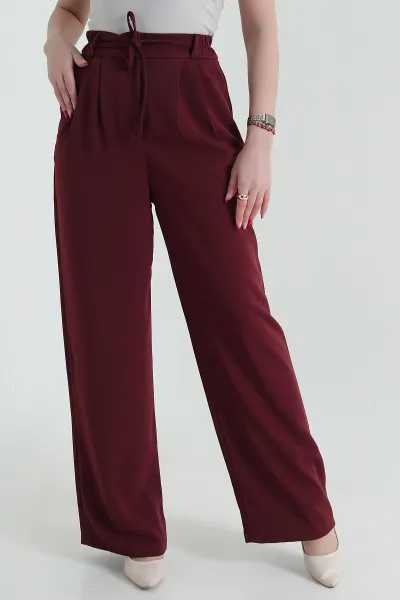 bordo-beli-lastikli-palazzo-latina-kadin-pantolon-433372