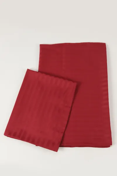 Bordo Bella Home 50x70 Cm 2'li Saten Yastık Kılıfı 474140