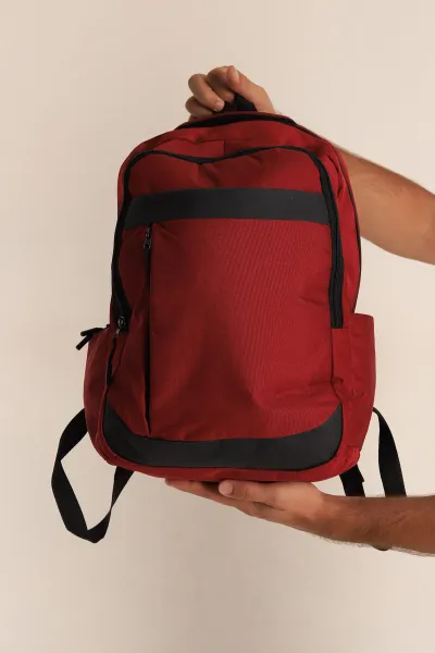Bordo Bol Gözlü Sırt Çantası 289787