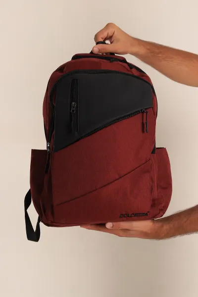 Bordo Bol Gözlü Sırt Çantası 289807