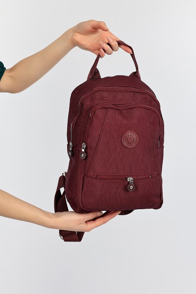 Bordo Bol Gözlü Sırt Çantası 97219