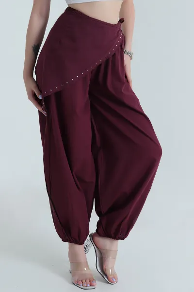 bordo-cepli-bel-ve-paca-lastikli-peceli-terikoton-kadin-pantolon-473443
