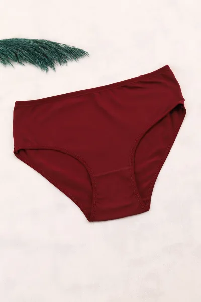 Bordo CH0722 Geniş Kenarlı Külot 397245