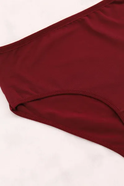 Bordo CH0722 Geniş Kenarlı Külot 397245