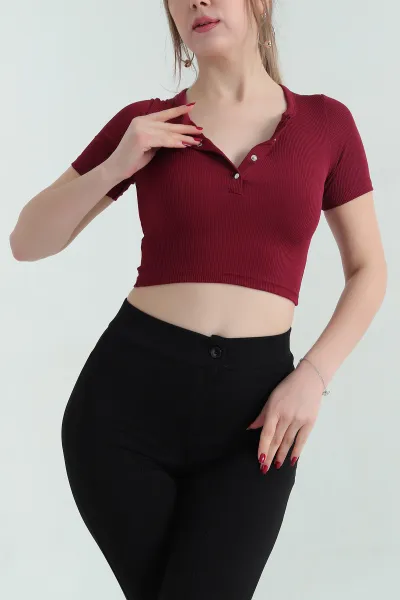 bordo-cit-cit-dugmeli-fitilli-bluz-336298
