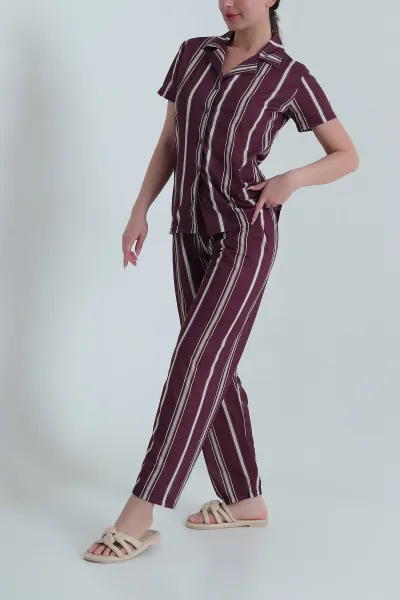 bordo-digital-baskili-kadin-pijama-takimi-459198